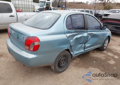 2002 Toyota Echo из США, поврежденный, VIN JTDBT123720237603